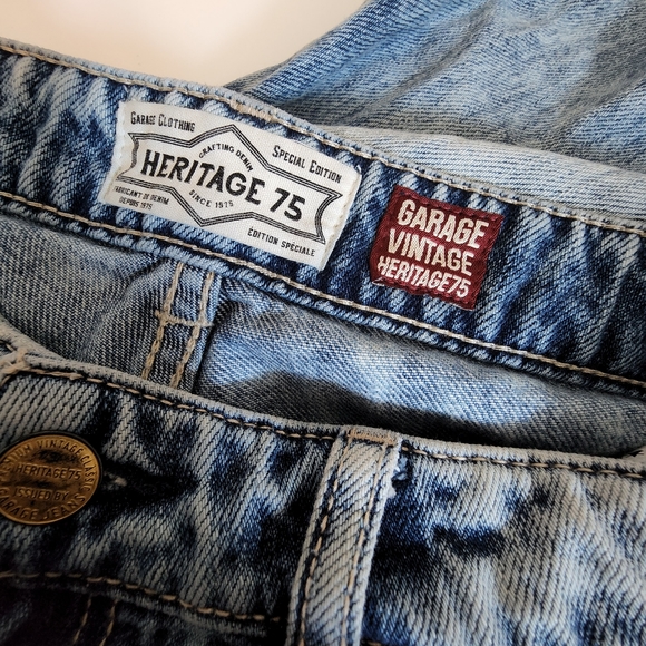 GARAGE- Size 5 Skinny Vintage Distressed Denim - Picture 6 of 8